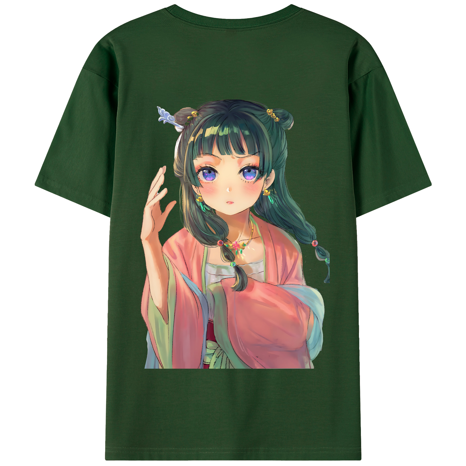 （画像用） 薬屋のひとりごと The Apothecary Diaries 綿100％半袖Tシャツ（背面プリント）